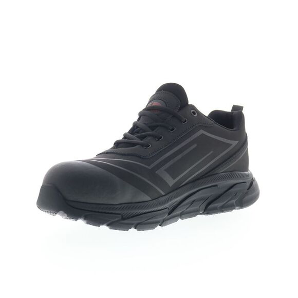 Avenger Mens K4 Aluminum Toe Electrical Hazard Slip Resistant Black Shoes (NWT) - Picture 4 of 7